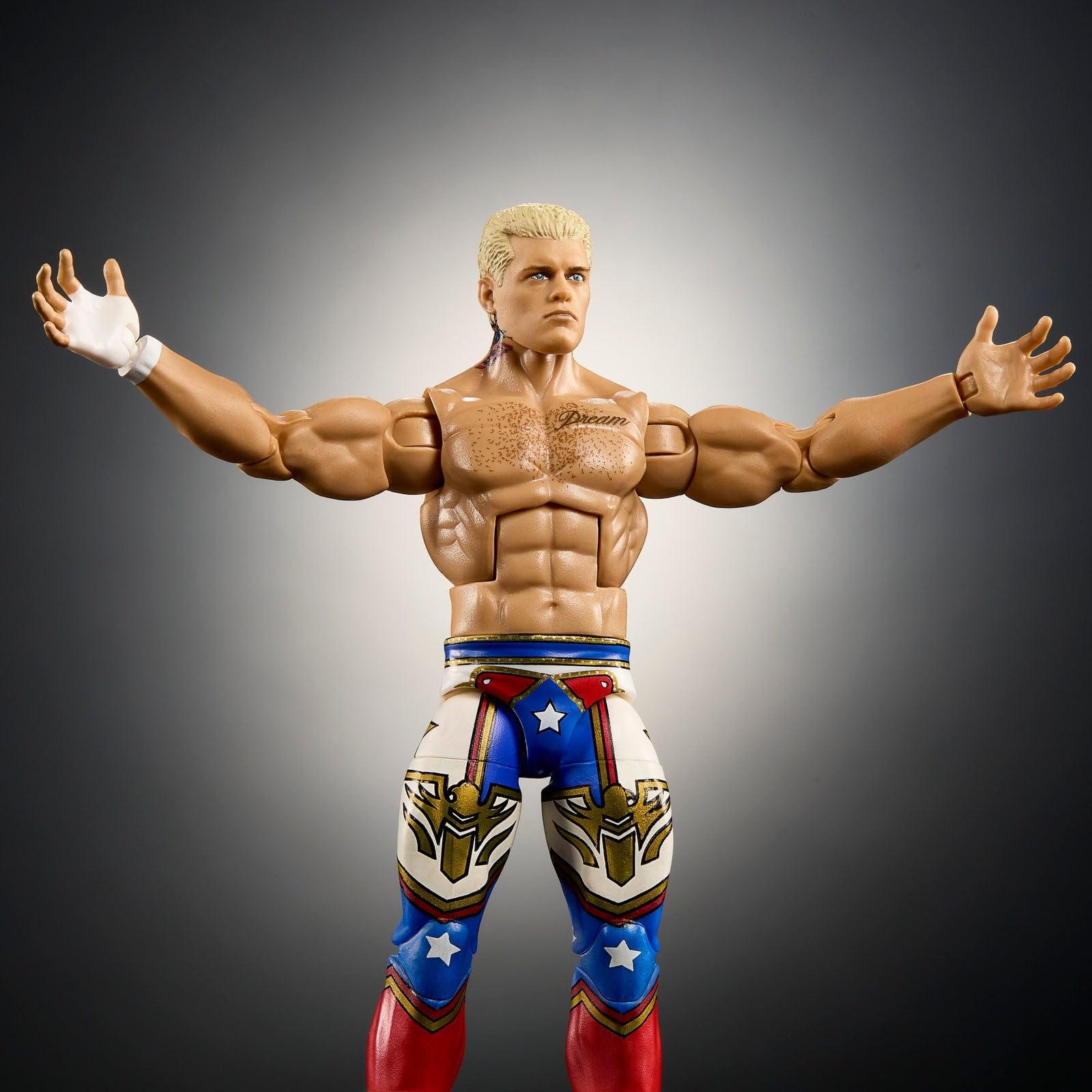 WWE Cody Rhodes Elite Greatest Hits 8 Toy Wrestling Action Figure