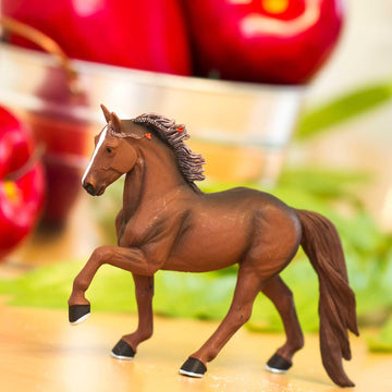 Safari Ltd. Tennessee Walking Horse Figurine - Lifelike 5.25" Model Figure - Educational Toy for Boys, Girls, and Kids Ages 3+