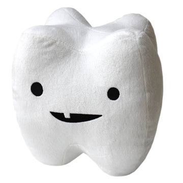 I Heart Guts Tooth with Pocket Plush - 7" Cute Fairy Pillow Educational Toy for Wisdom Teeth & Root Canal Recovery - Funny Gift for Kids, Dentists