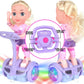 Kiddie Play Remote Control Electric Doll Scooter Toy for Kids