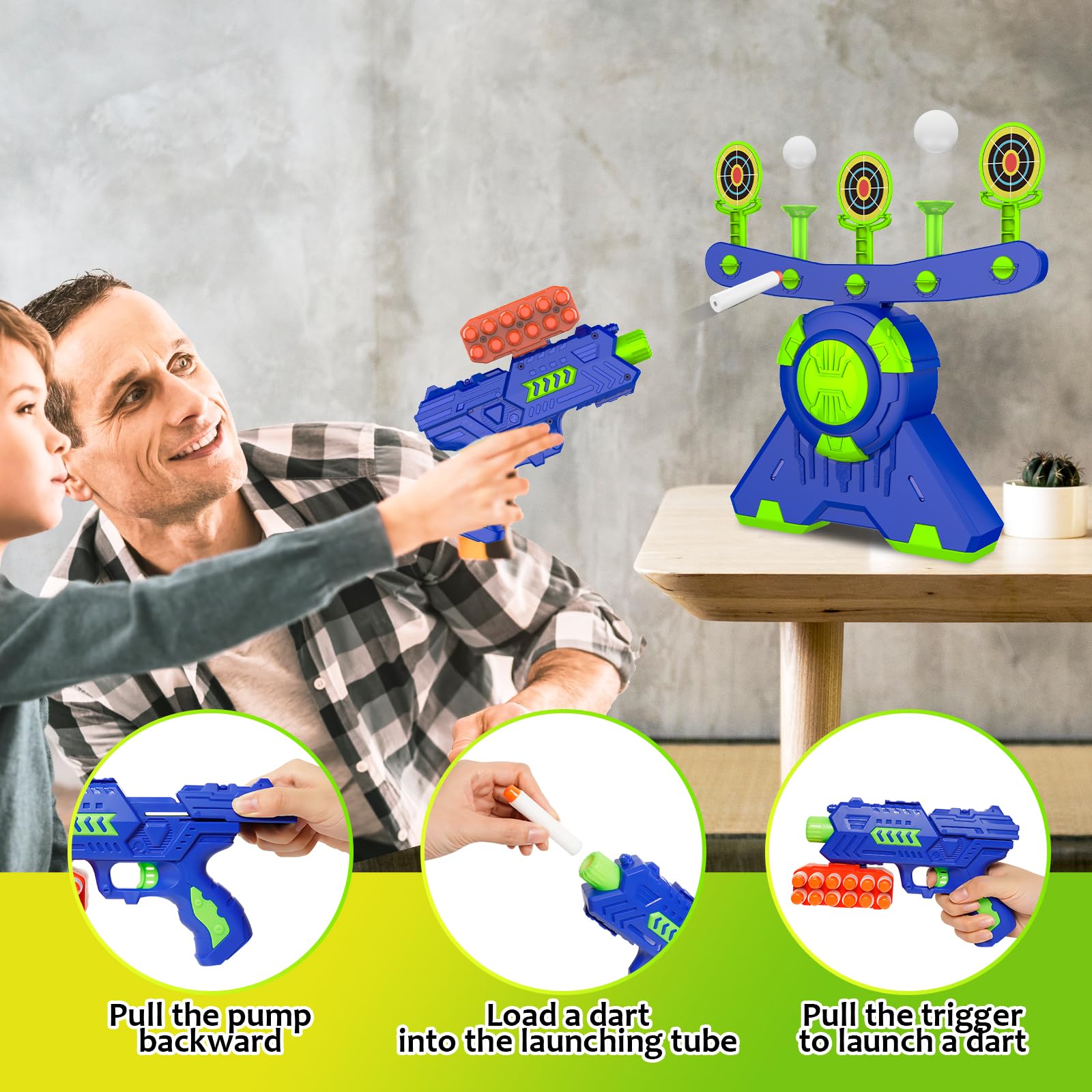 Floating Balls Target, Shooting Games Toy for Kids Boys Ages 5 6 7 8 9 10+