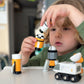Tender Leaf Toys - Space Voyager Set - 7 Piece Solid Wood Space Vehicle Set with Moving Parts - Boost Imagination and Learn Through Play