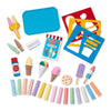 Melissa & Doug Ice Cream Shop Chalk Set, 33-Piece Outdoor Sidewalk Art Kit
