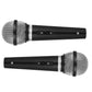 PEWHAUL 2 Pcs Fake Microphones, Pretend Play Toy, Plastic Prop Microphones for Birthday Party, Stage Performance, Singing, Dancing, Role Playing