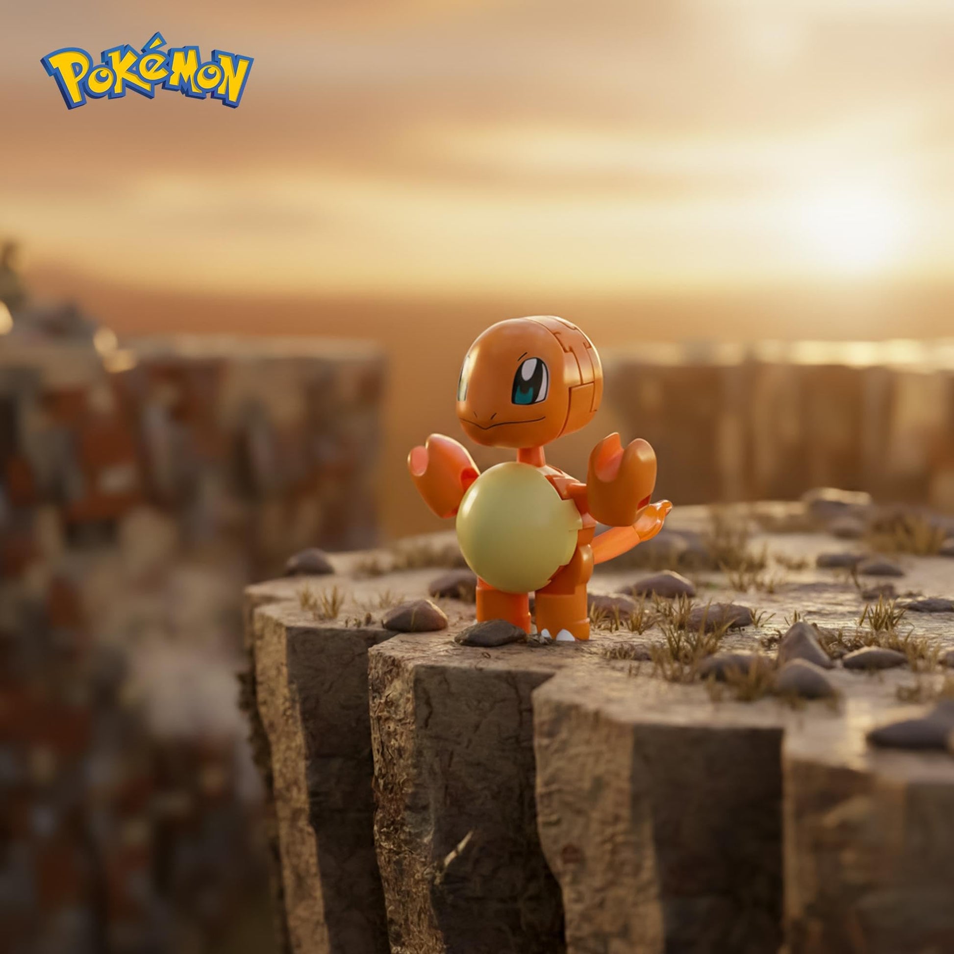 Pokemon Mega Construx Poke Ball 16-Piece Building Set | Charmander