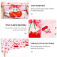 3Pcs Cherry Birthday Decorations Tablecloths 54 x 108 Inch Waterproof Cherry Heart Table Cover Disposable Fruit Theme Party Supplies Table