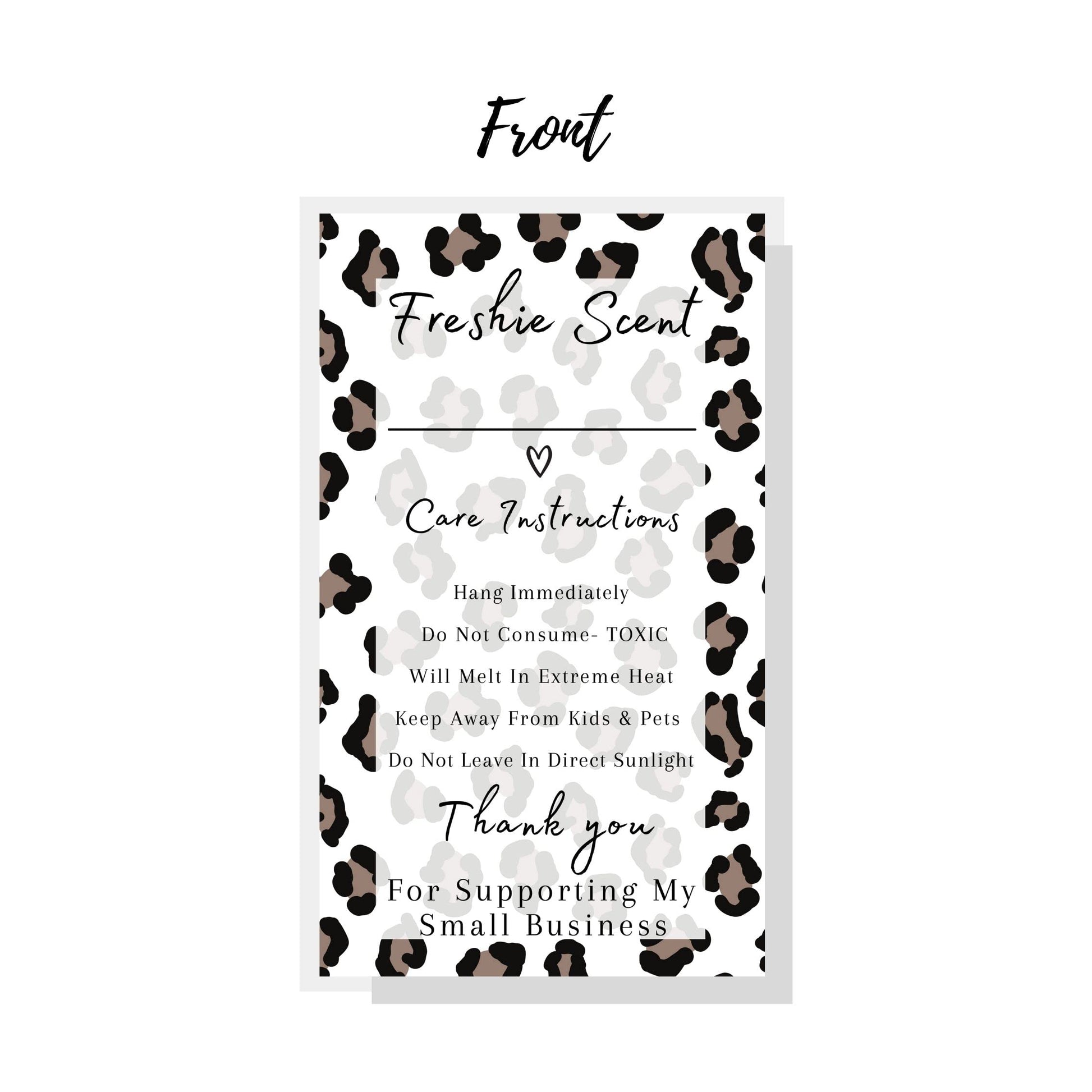 Freshie Label Stickers | 120 Pack | 2x3.5 inches Stickers | Freshies Supplies for DIY Crafts for Freshies Supplies, Beads and Silicone Molds, Freshies