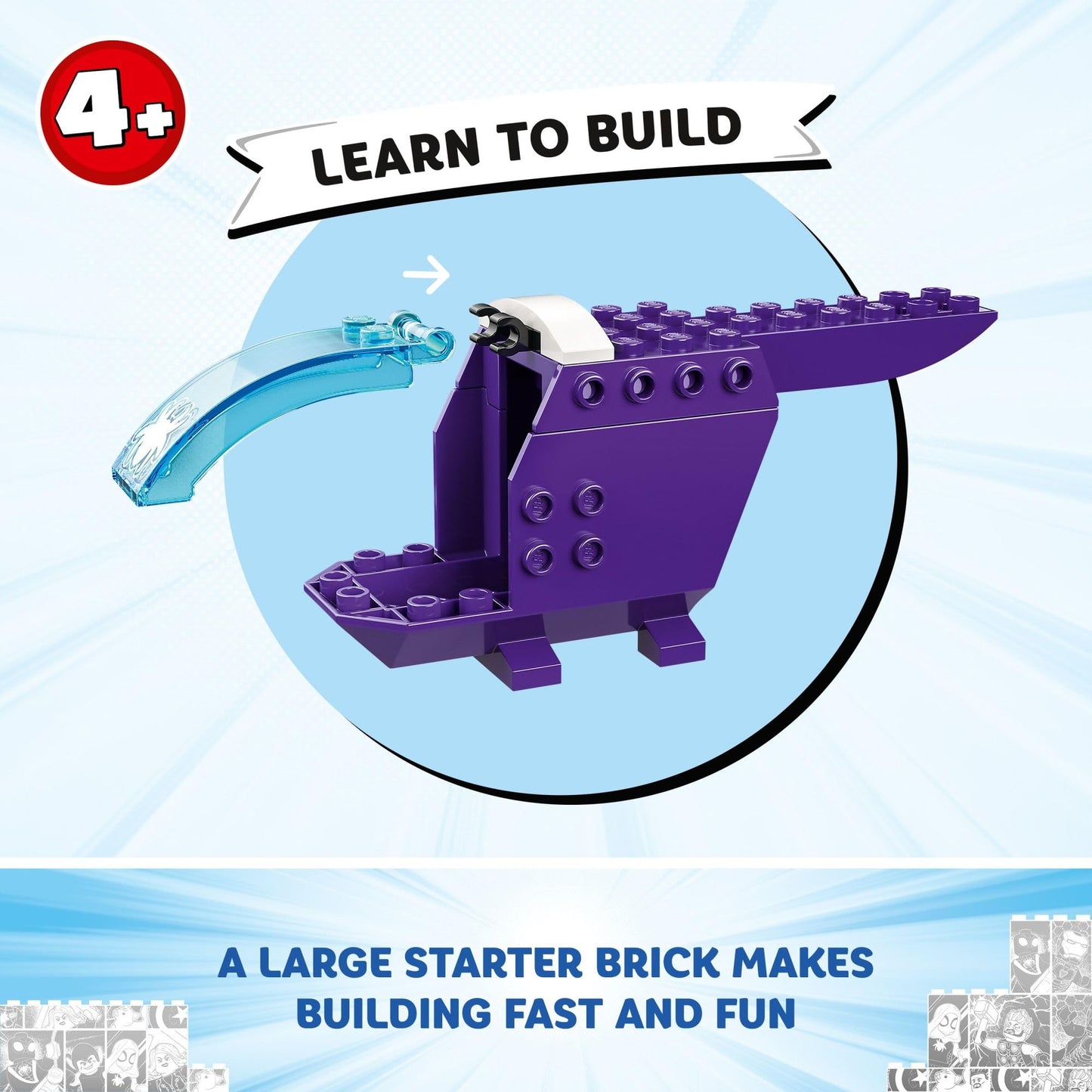 LEGO Marvel Team Spidey Web Spinner Headquarters Building Toy - Pretend Play Spidey and His Amazing Friends Toys Playset for Boys & Girls, Ages 4+