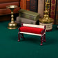 2Pcs Black 1/24 Miniature Park Bench Dollhouse Decoration Accessories Miniature Dollhouse Miniature Park Bench Scale Accessories(1.9x0.9x1.3 inch)