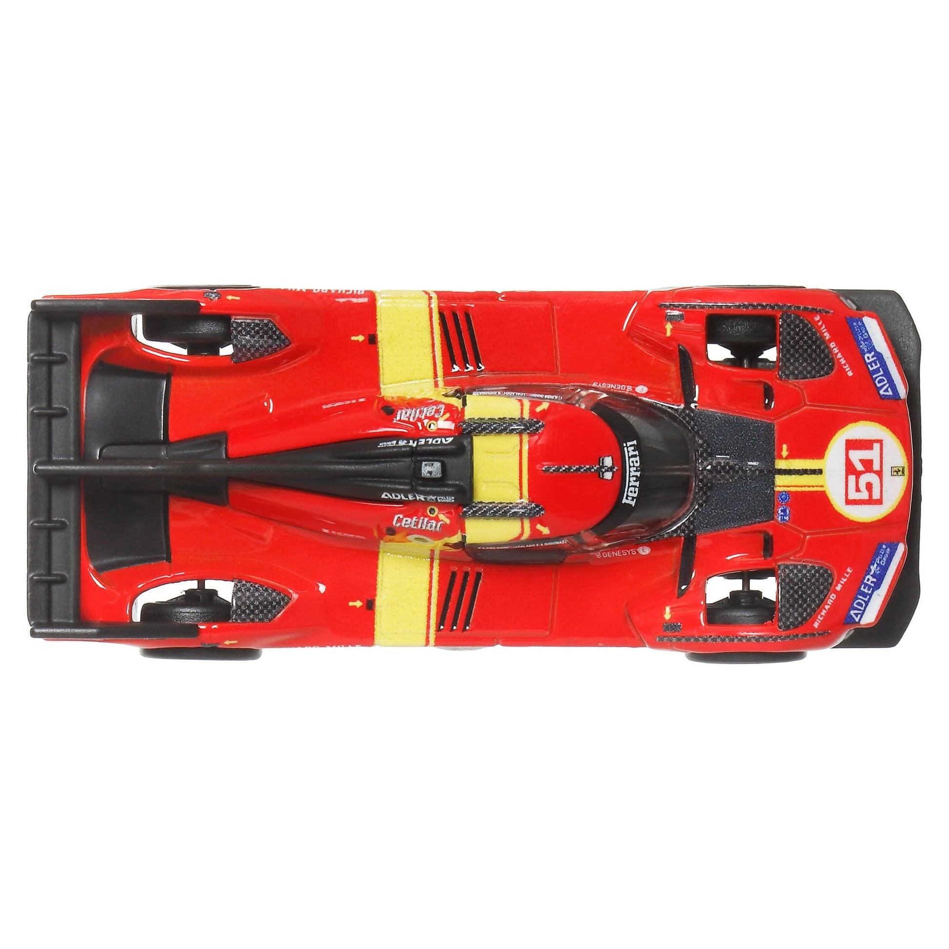 Hot Wheels Premium Car Culture 1:64 Scale Die-Cast Ferrari 499P Collectible Vehicle with Real Riders Tires & Metal/Metal Body & Chassis