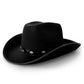 Fun Central Felt Studded Cowboy Hat Party Favor Supplies - Black