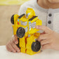 Transformers Rescue Bots Academy Bumblebee Converting Toy Robot, Playskool Heroes 6-Inch Collectible Action Figure Toy for Kids Ages 3 and Up (Amazon
