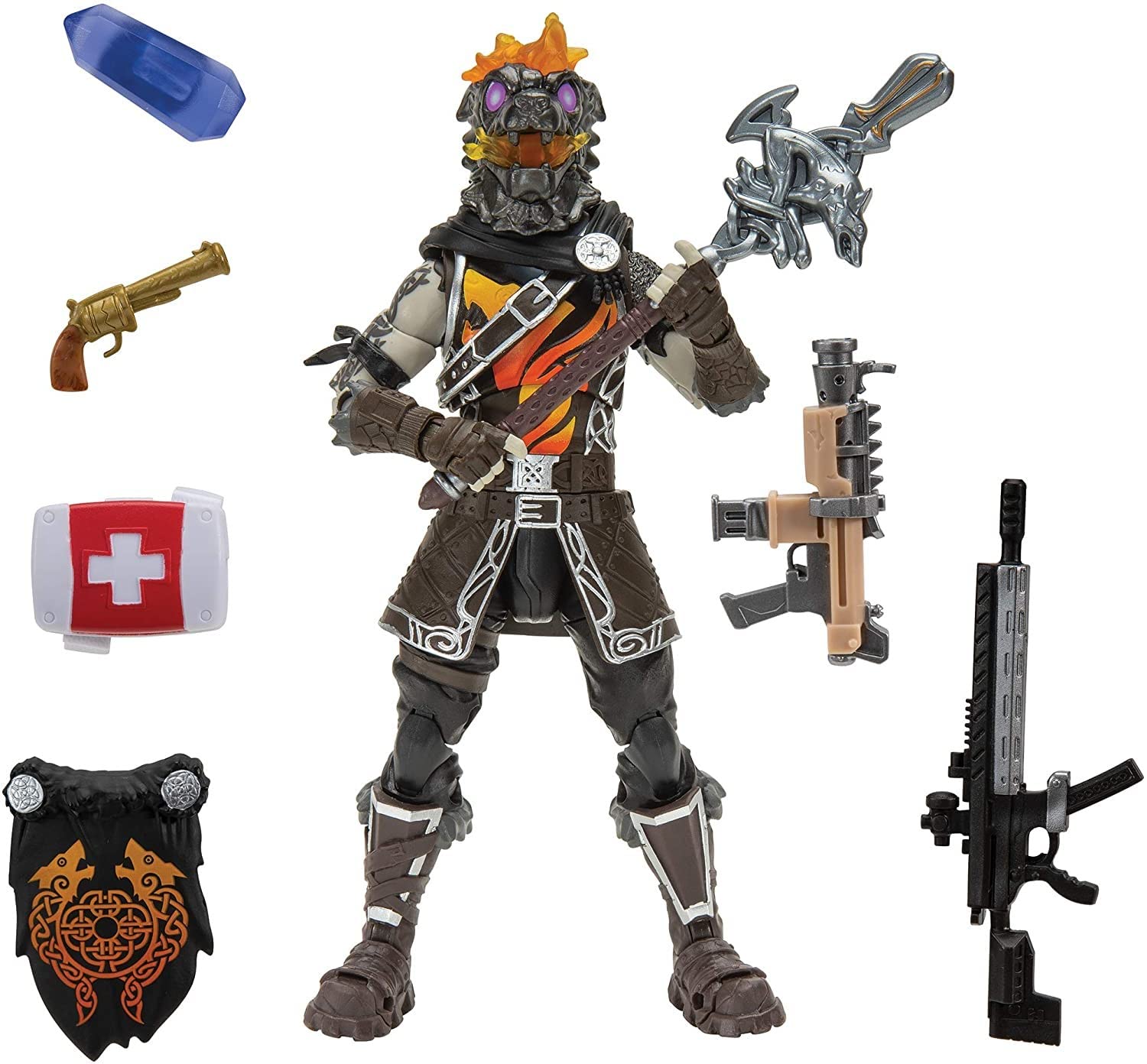 Jazwares Fortnite 6" Legendary Series Figure, Molten Battle Hound