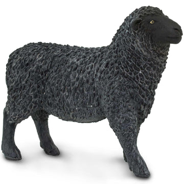 Safari Ltd. Black Sheep Figurine - Realistic, Hand-Painted 3.25" Model Figure - Educational Toy for Boys, Girls & Kids Ages 3+