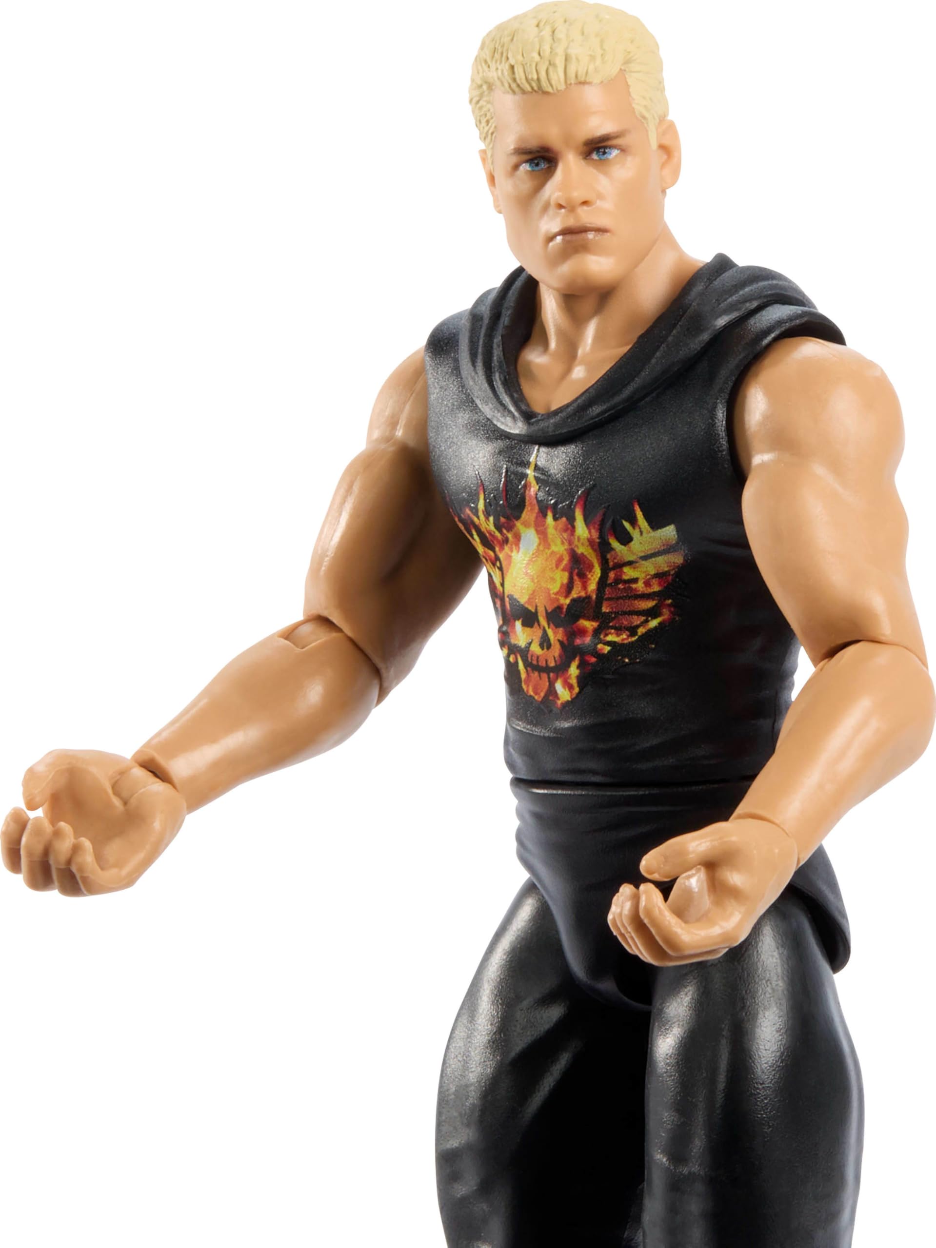 Mattel WWE Action Figure, 6-inch Collectible Cody Rhodes with 10 Articulation Points & Life-Like Look