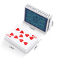 Timenued Playing Cards 4 Pack,Plastic Waterproof Playing Cards Bulk for Adults and Seniors,4 Decks of Poker Cards Professional Set, Standard Poker