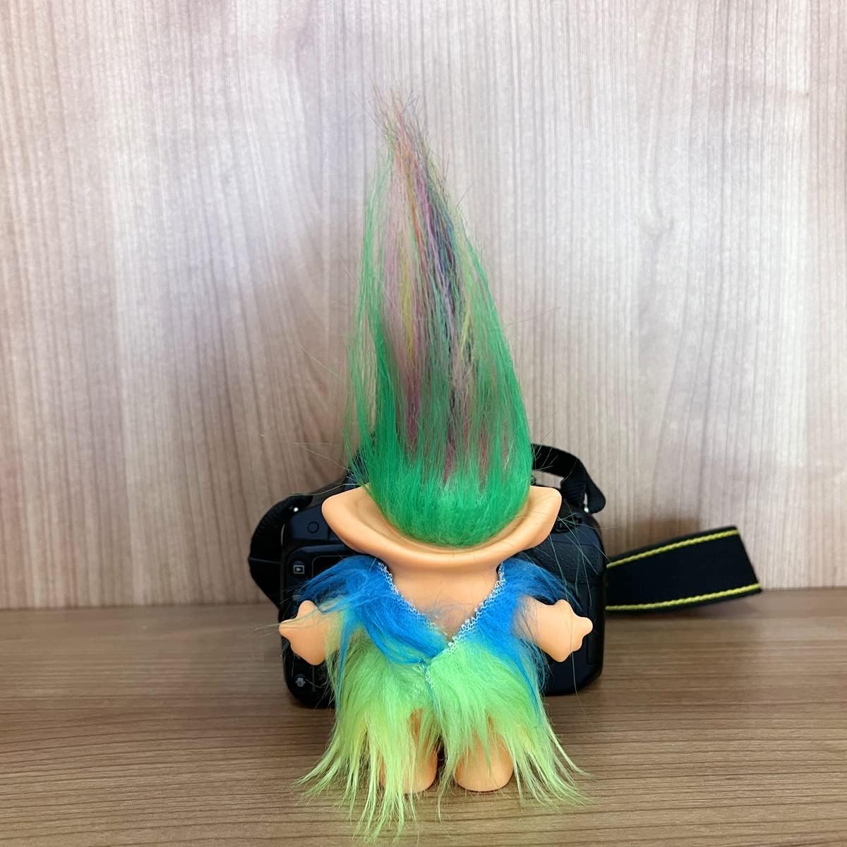Yintlilocn 2pcs 3.9" Retro Vintage Troll Dolls Set Lucky Troll Doll