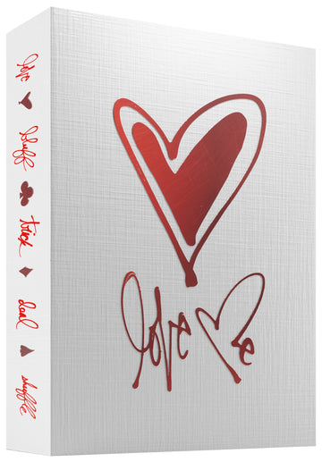 theory11 Love Me Playing Cards, Red