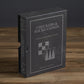Checkers and Backgammon Vintage Bookshelf Edition by WS Game Company, Linen Wrapped Book Box & Slipcase - Reversible Board, Wooden Pieces - Checkers