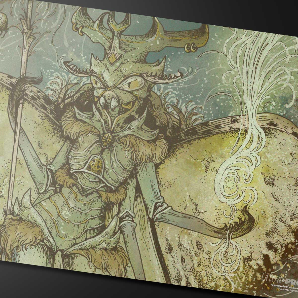Ultra PRO - Aetherdrift Aatchik, Emerald Radian Playmat for Magic: The Gathering, Use as Mousepad, Desk Mat, Protects MTG Cards During Gameplay, TCG