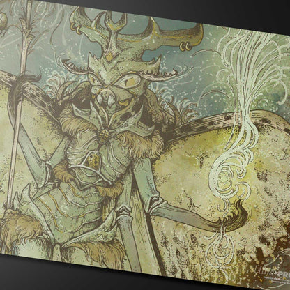 Ultra PRO - Aetherdrift Aatchik, Emerald Radian Playmat for Magic: The Gathering, Use as Mousepad, Desk Mat, Protects MTG Cards During Gameplay, TCG