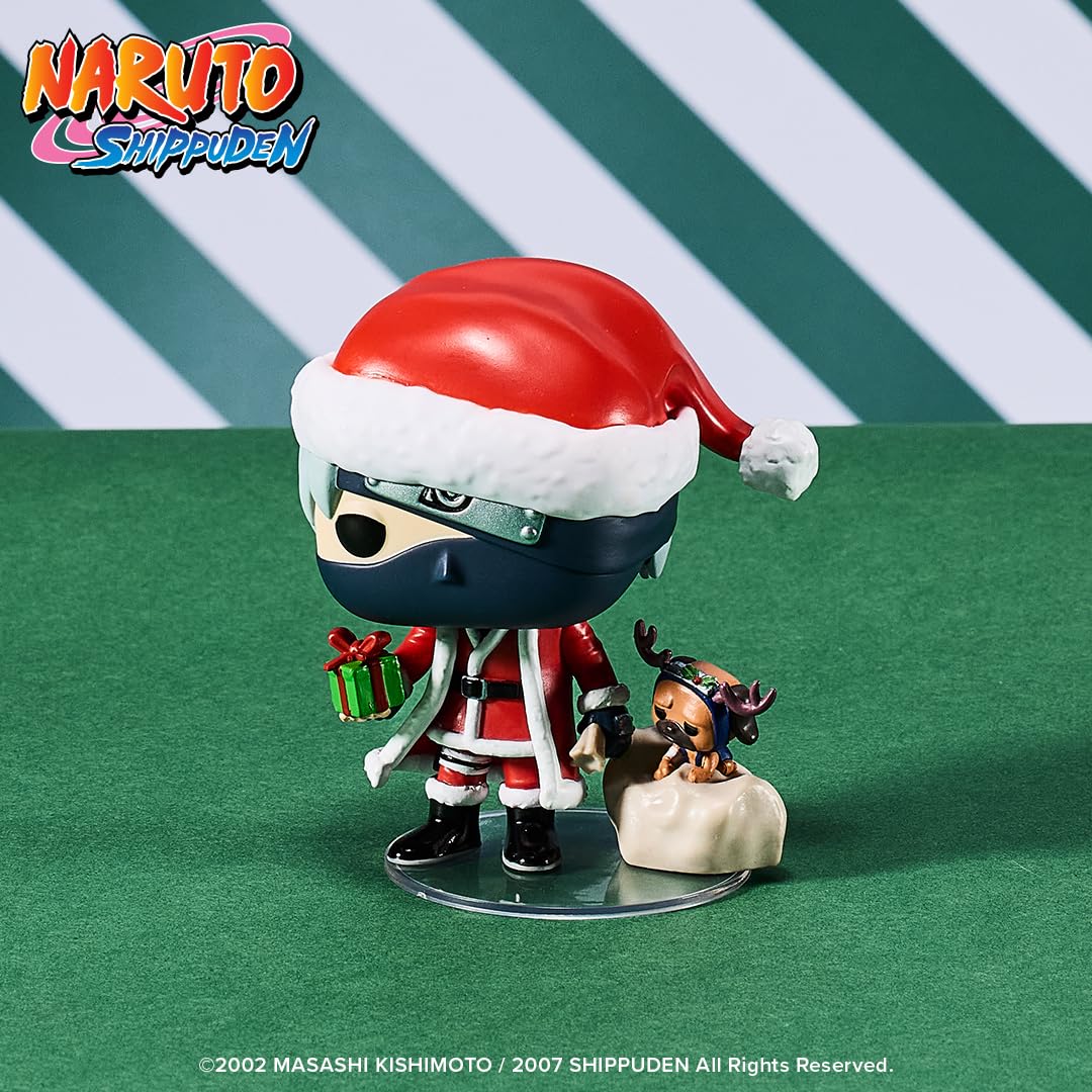 Funko Pop! Plus: Naruto Shippuden - Kakashi Hatake with Pakkun - Holiday - Collectable Vinyl Figure - Gift Idea - Official Merchandise - Toys for Kids