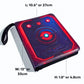 BindaBlu 3D Relief Card Binder 900 Pockets | Embossed TCG Binder 9-Pocket with Zipper | Premium PU Leather Trading Card Album for MTG, Baseball