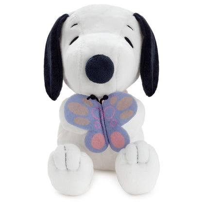 Hallmark Peanuts Snoopy Plush Toy (Spring Butterfly) Easter Gift for Kids, Fans, Collectors