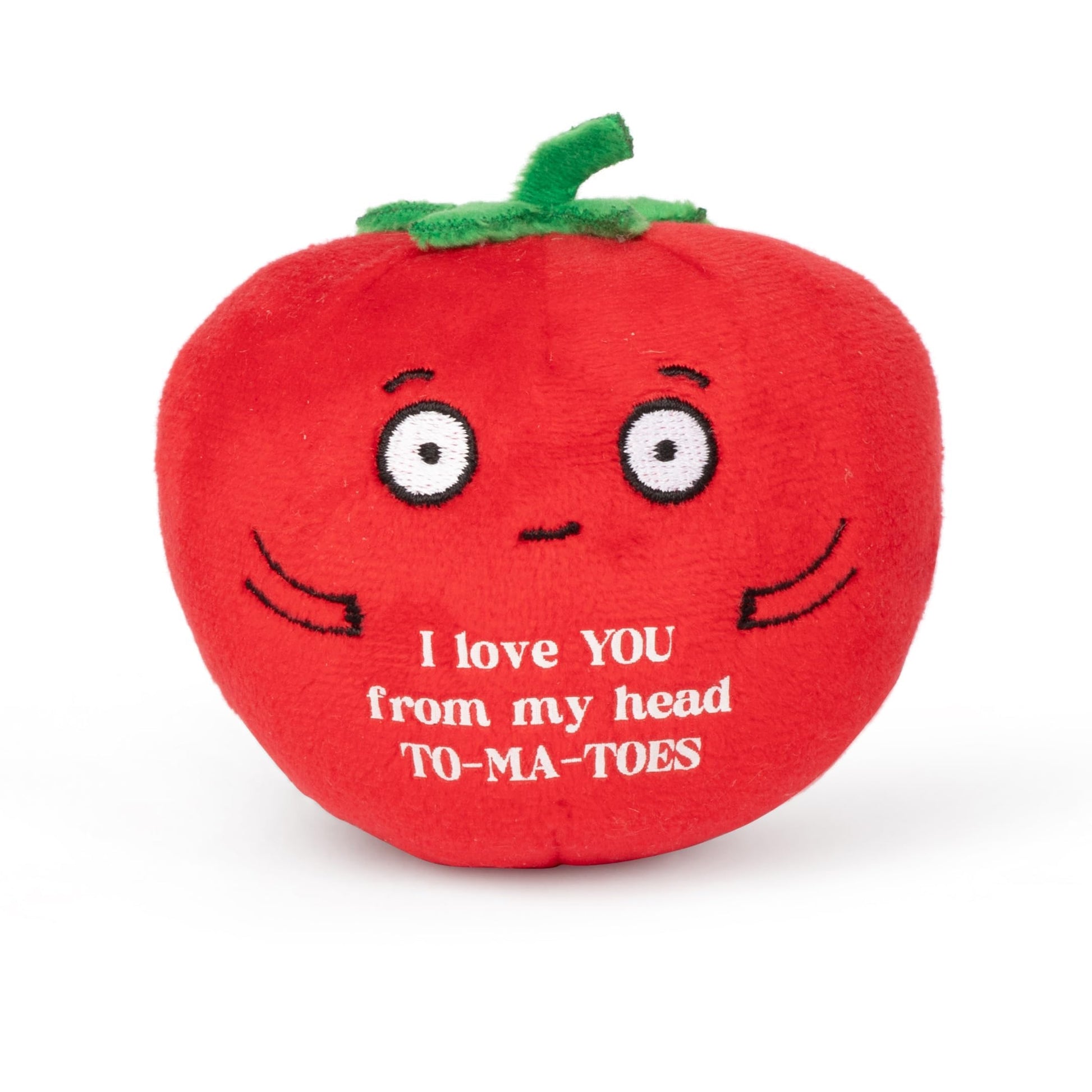 Tender Tomato Plushie - Super Soft Stuffed Animal | Valentine's Day Gift for Boyfriend, Girlfriend, Husband, Wife, Mom, Dad, Kids, or Best Friend