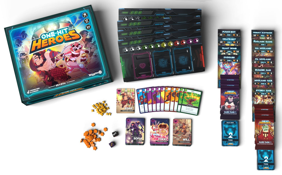 One-Hit Heroes Retail Edition Card Game: Co-op Deck-Building Superheroes