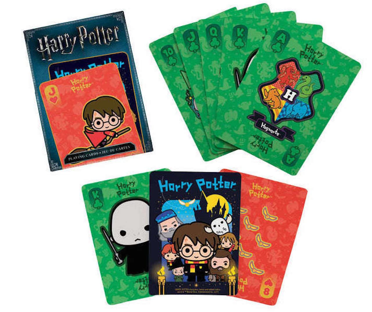 AQUARIUS Harry Potter Playing Cards - Chibi Themed Deck of Cards for Your Favorite Card Games - Officially Licensed Harry Potter Merchandise