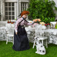 iland Dollhouse People for 1 12 Scale Accessories Miniature 6 inch Figures for Mini House Little People Figures Mini Dollhouse Family Set Porcelain
