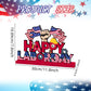 Labor Day Decorations 11.8 X 7.8 Inches Wooden Table Centerpiece