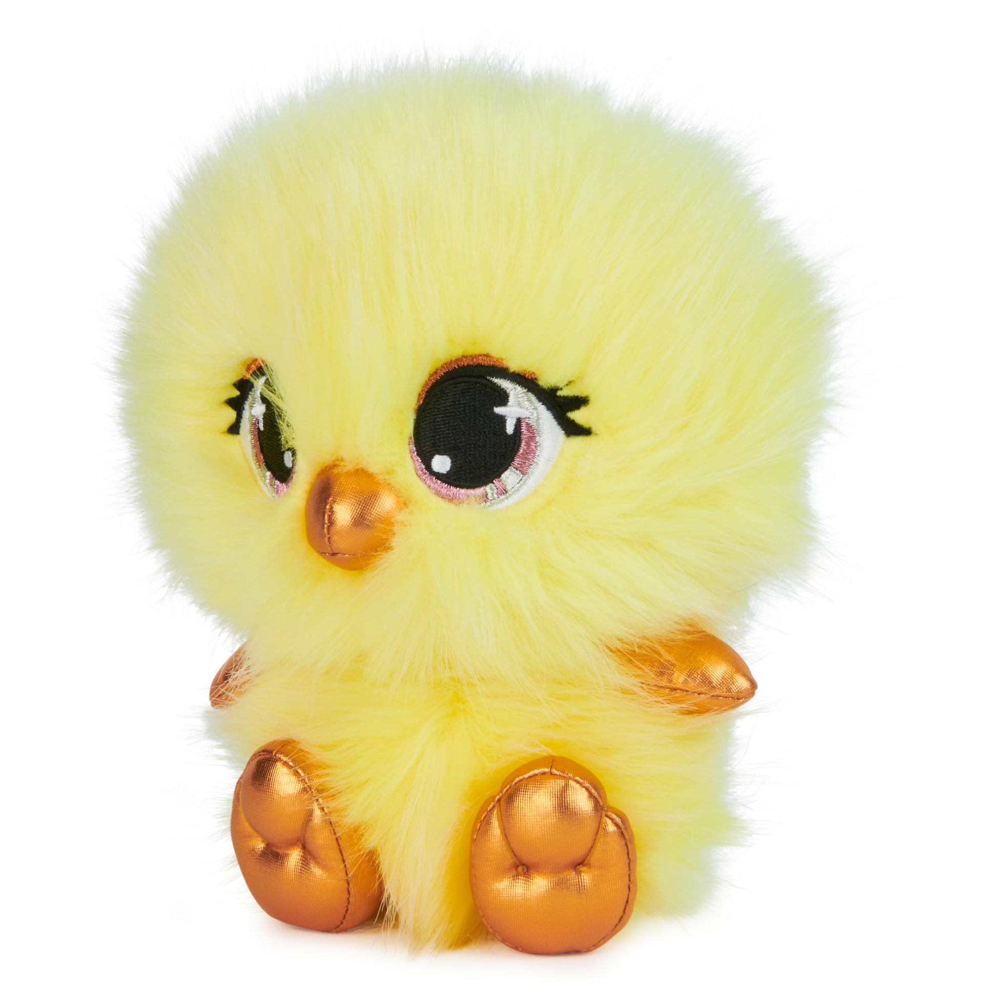 GUND P.Lushes Designer Fashion Pets Gia Fluffertin Premium Chick Stuffed Animal, Yellow, 6”
