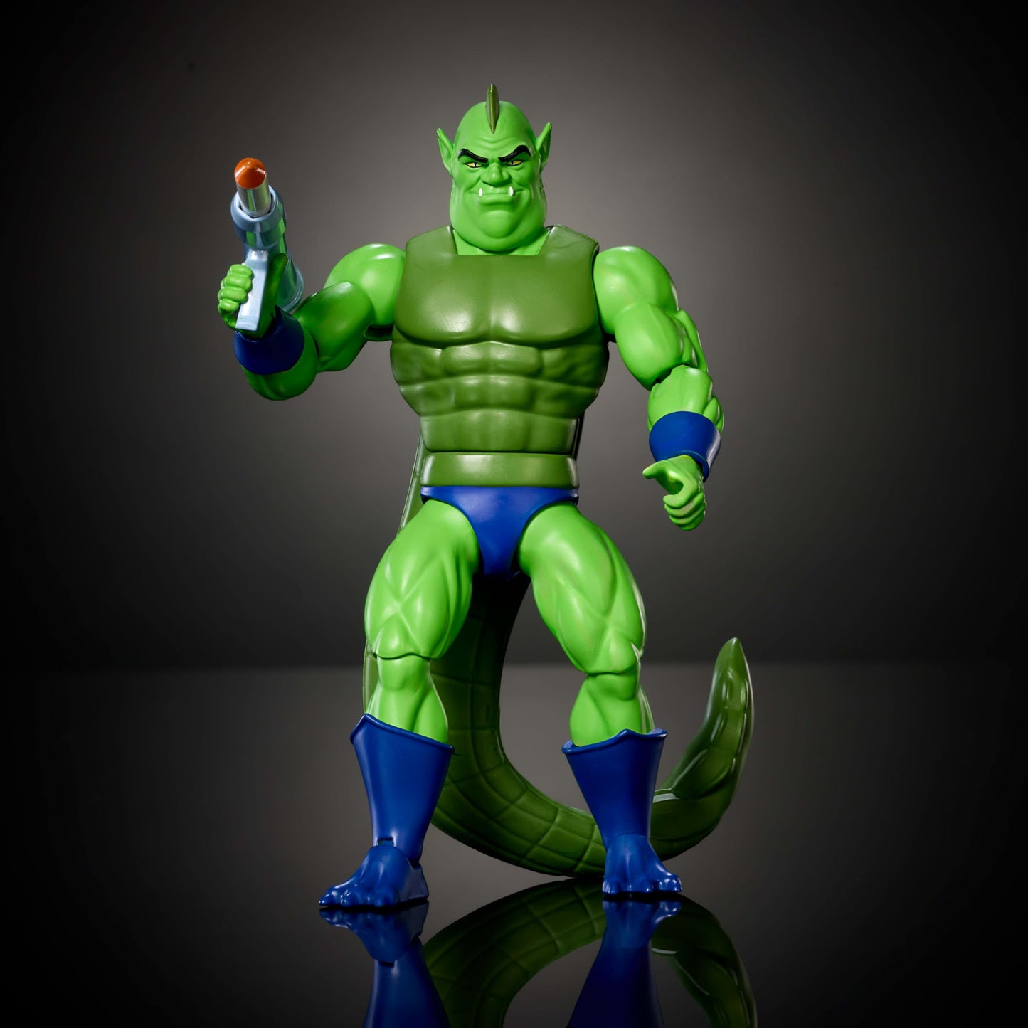Masters of the Universe Origins Action Figure Cartoon Collection Whiplash, 5.5-inch 1980s Motu TV Tailed Villain, Detailed Design & Rocket Launcher