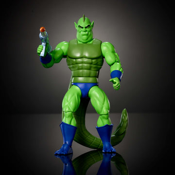 Masters of the Universe Origins Action Figure Cartoon Collection Whiplash, 5.5-inch 1980s Motu TV Tailed Villain, Detailed Design & Rocket Launcher