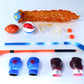 Super Action Stuff Game ON Arcade 1/12 Scale Six Inch Action Figure Accessories Set with LED Light (Cats with Knives 2 w/Light)