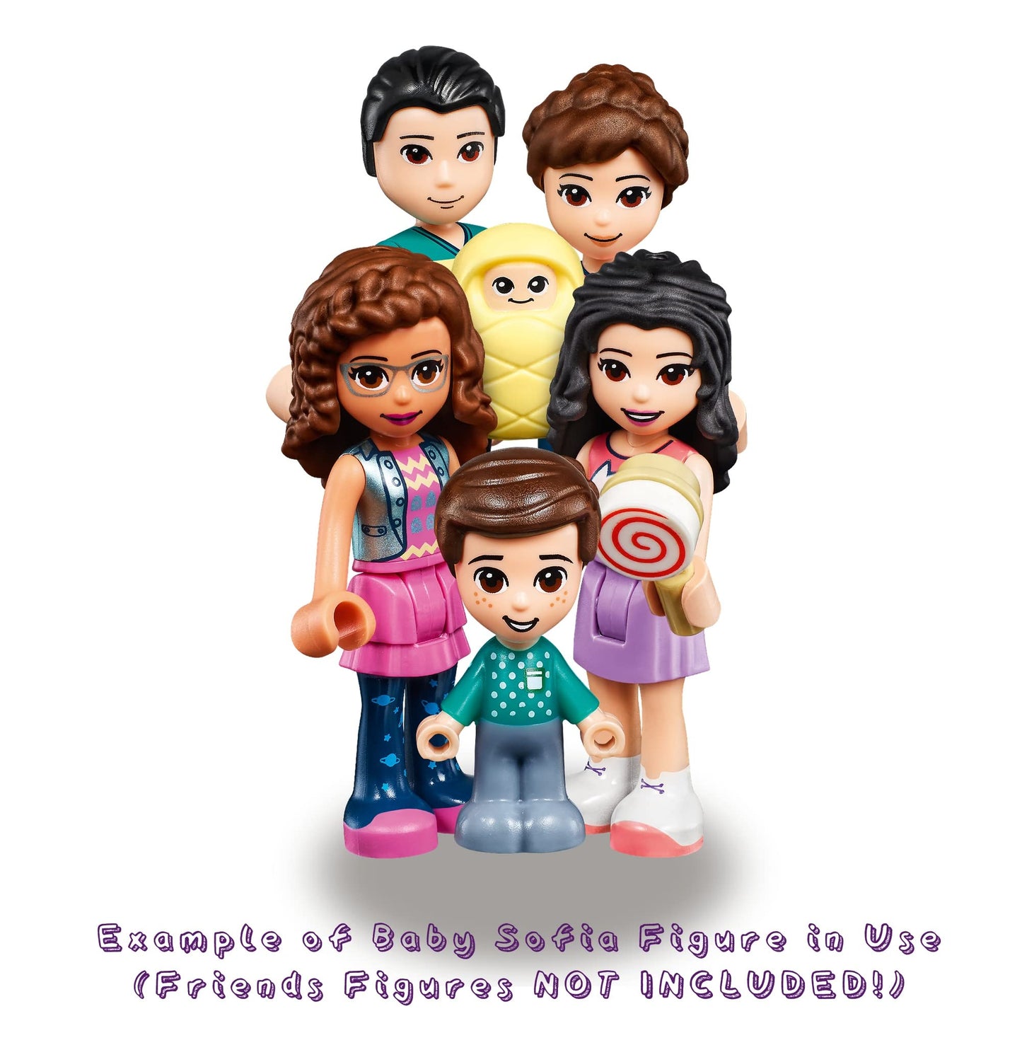 LEGO Friends City Minifigure - Baby Sofia (in Blanket) New for 2021 Very Cute 41450