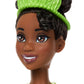 Mattel Disney Princess Toys, Tiana Fashion Doll with 2 Looks, 9 Accessories, 2 Snap-On Bodices & 2 Skirts, 2-in-1 Stories Inspired by Disney Movie