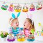 Easter Party Decorations, 8 Pcs Easter Honeycomb Centerpieces, Easter Bunny Egg Honeycomb Centerpiece, Easter Decoration, Happy Easter Honeycomb