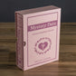 WS Game Company Mystery Date Vintage Bookshelf Edition - Classic Dating Board Game in Linen-Wrapped Book Case with Retro 1965 Design, Family and Party