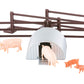Britains 1:32 Pig Pen Farm Playset, Collectable Farmyard Animal Toys for Children, Toy Farm Animals Compatible with 1:32 Scale Farm Toys, Suitable