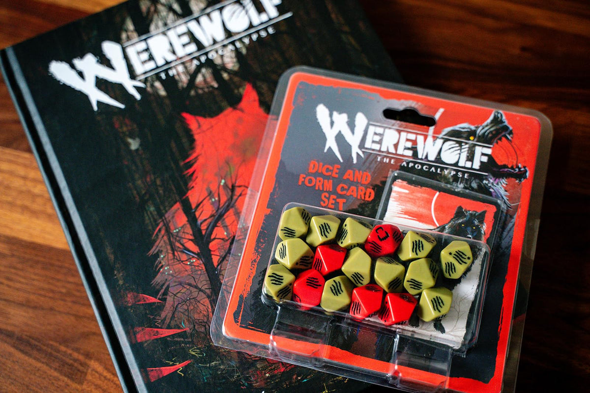Renegade Game Studios Werewolf: The Apocalypse 5th Edition Dice & Card Set