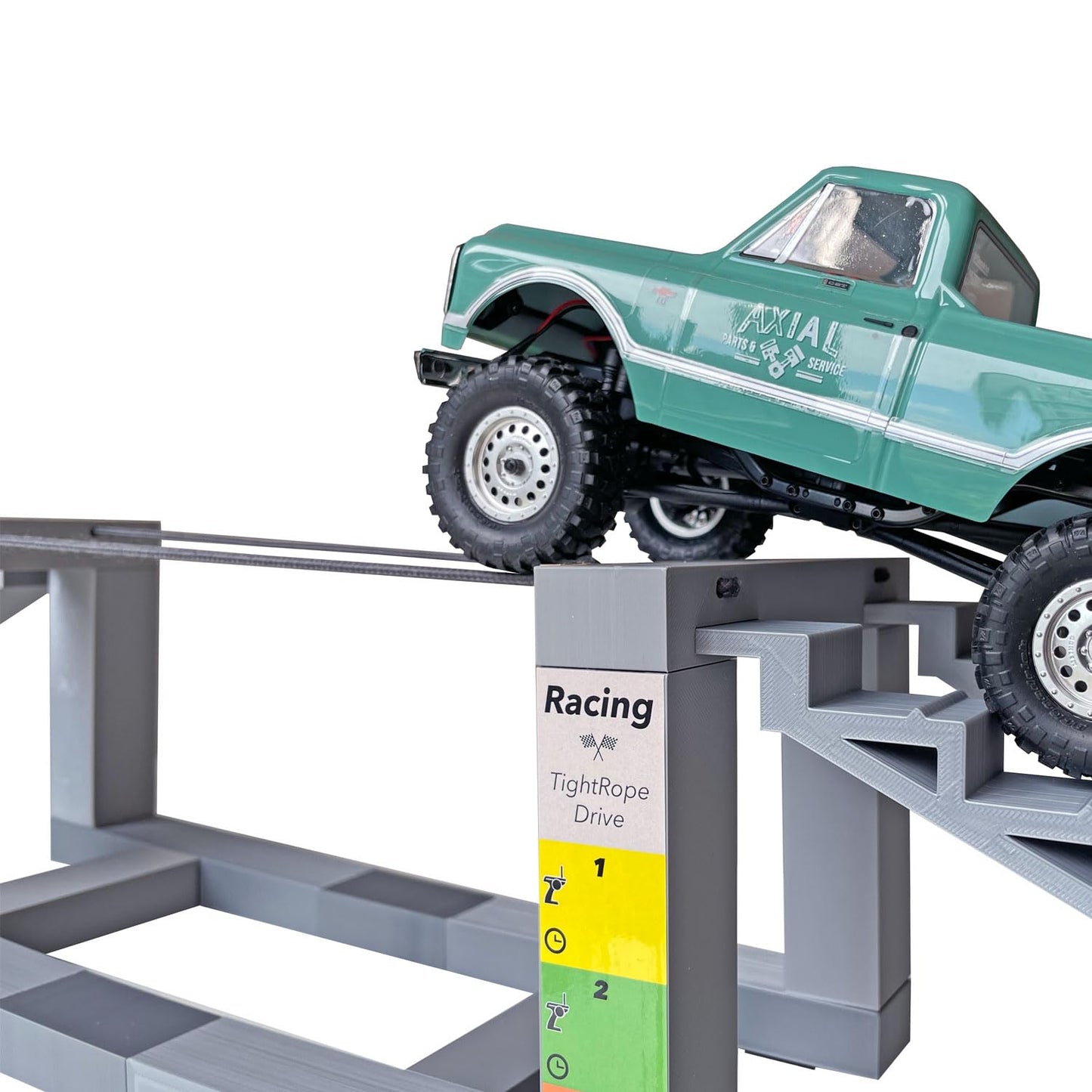 Tight Rope Drive Challenge Gray Version for 1/24 1/18 Scale RC Crawler Truck?NO Truck Included?