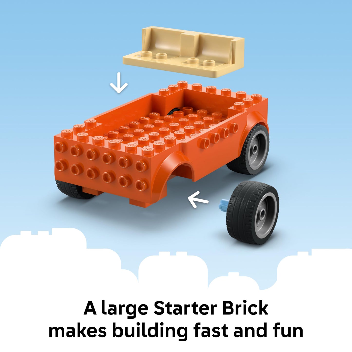 LEGO Bluey: Bluey’s Beach & Family Car Trip - Toddler Learning Toy for Kids 4+ - Includes Bluey, Bingo, and Mum Minifigures - Birthday Gift for Boys