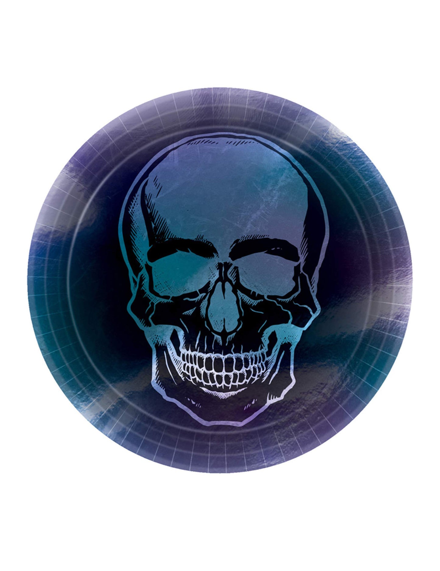 Amscan 9907406 - Halloween Boneshine Fever Party Paper Plates - 8 Pack