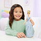 Mattel Disney Princess Cinderella Doll in Sparkling Fashion with Removable Skirt, Headband and Shoes, Posable & Collectible, Inspired by Movie