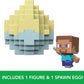 Mattel Minecraft Mini Mode Spawn Egg with Surprise Mini Figure Inspired A Minecraft Movie for Kids, Collectors & Fans (Characters May Vary)