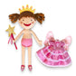 YOTTOY Pinkalicious Plush Doll - 15 Inch Soft Stuffed Toy Inspired by the Victoria Kann Storybooks, Soft Pinkalicious Plush Doll with Fairy Dress