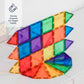 CONNETIX Magnetic Tiles Rainbow Mini Pack, 24 Pieces